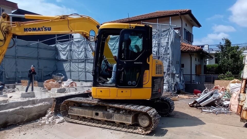 解体工事の風景(スマホ版)