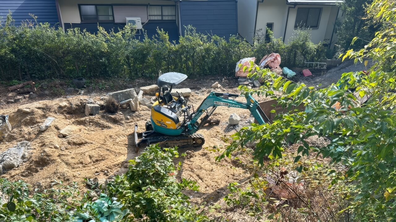 解体工事風景