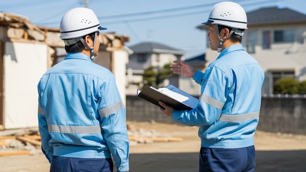 管理者と職人あの打ち合わせ風景