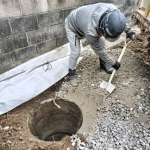 井戸の撤去