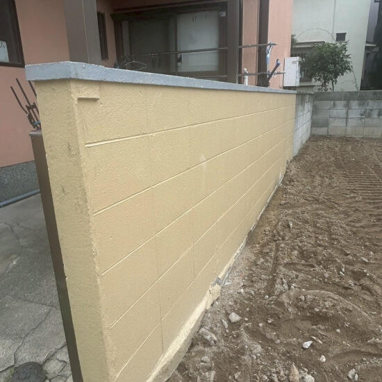 西宮市南甲子園│ブロックカット前の風景
