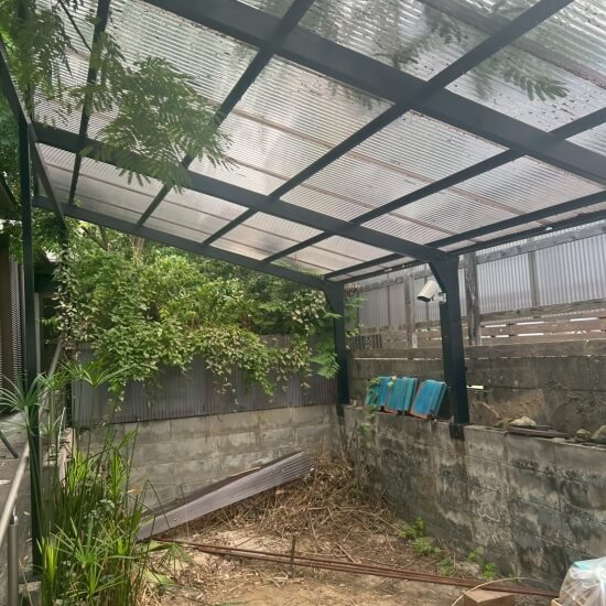 川西市南花屋敷│撤去前のカーポート