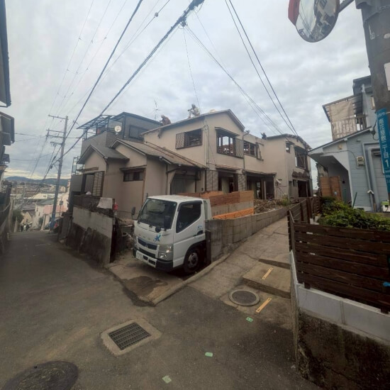 川西市南花屋敷│躯体解体の風景