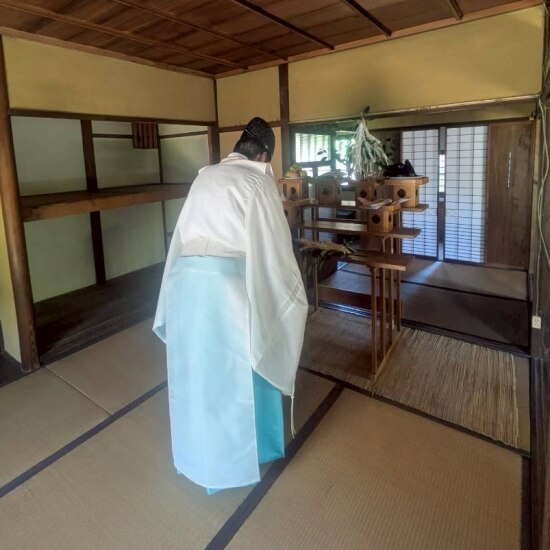 堺市西区浜寺諏訪森町西│井戸のお祓い風景2