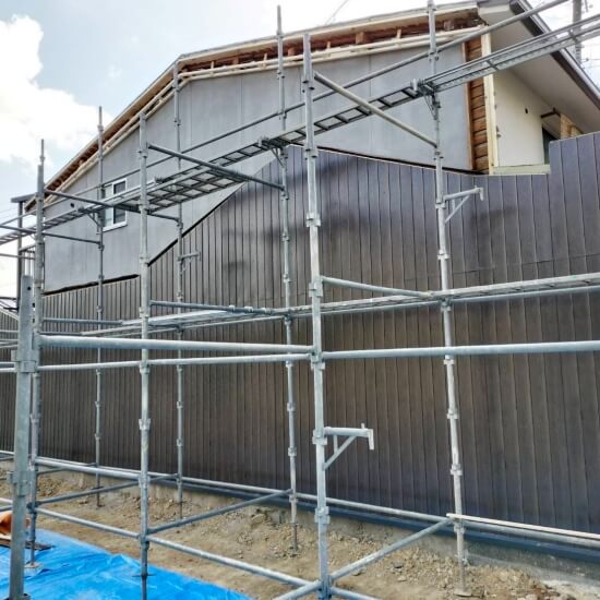 切り離し･外壁補修工事