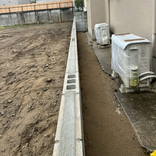 堺市西区浜寺諏訪森町西│土間工事前の画像