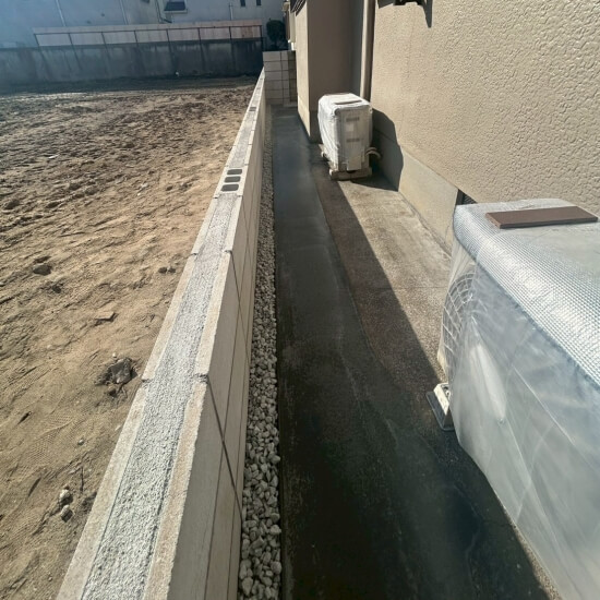 堺市西区浜寺諏訪森町西│土間工事完了後の画像