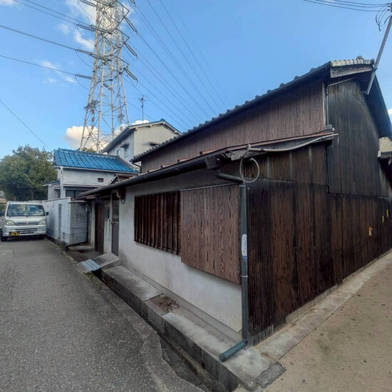 尼崎市大庄西町│解体工事開始前の木造平屋