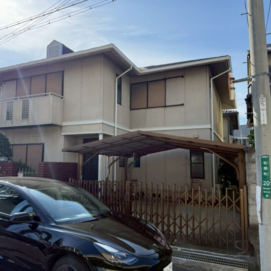 高槻市松原町│解体工事開始前の風景
