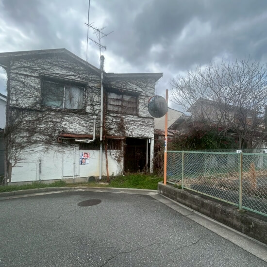 宝塚市御殿山│解体工事開始前の風景