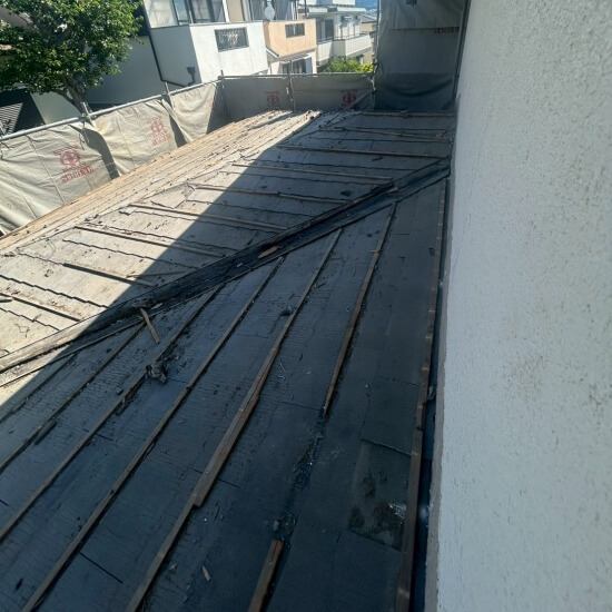 高槻市南平台│二重屋根発覚時の画像