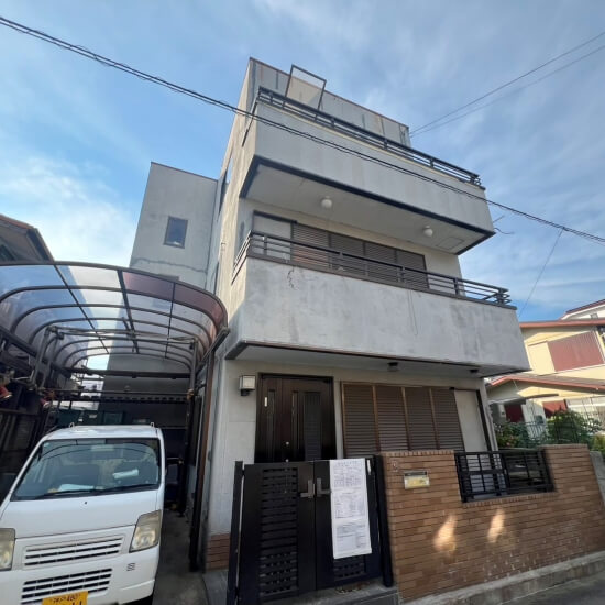 伊丹市昆陽泉町│解体工事開始前の風景