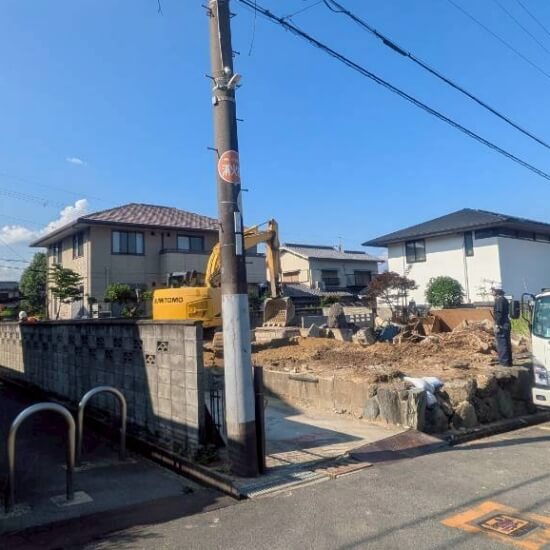 豊中市新千里南町│躯体解体終了時の風景