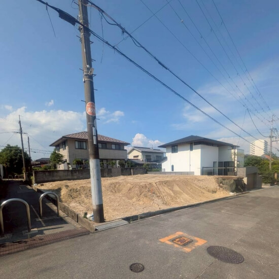 豊中市新千里南町│整地完了時の風景