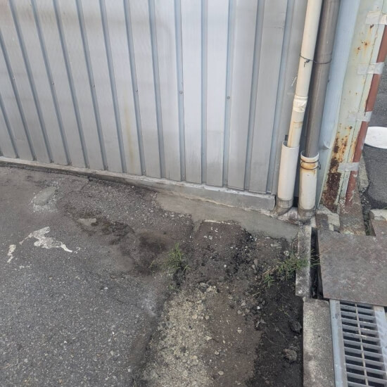 豊中市庄内栄町│モルタル補修完了時2