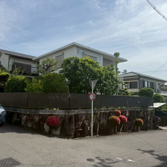 高槻市日吉台三番町│解体工事開始前の風景
