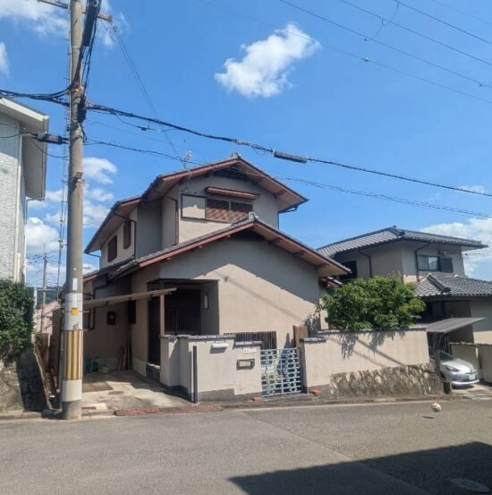 川西市鴬が丘│解体工事開始前の風景