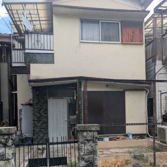 堺市中区八田西町│躯体解体序盤の風景